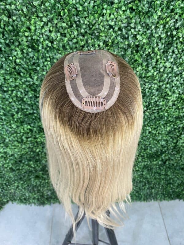 Topper cabello humano 16" color OE618 - Imagen 3