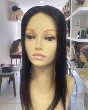 Topper cabello humano 14'' color 1B