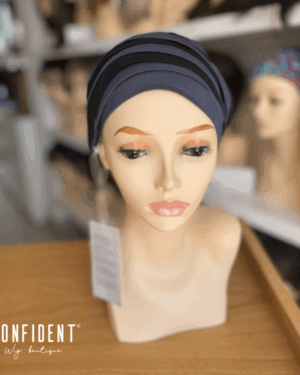 Shanti Turban Mixed Color - Blue/Black